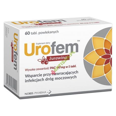 Urofem Żurawina - NORIS * 60 tabletek