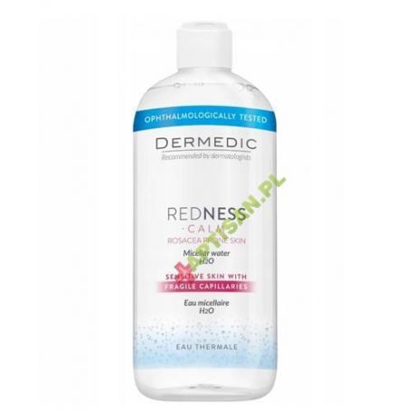 DERMEDIC/REDNESS CALM * Płyn micelarny H2O*  500 ml
