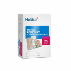HELTISO Plastry hipoalergiczne * Zestaw rodzinny-20 sztuk