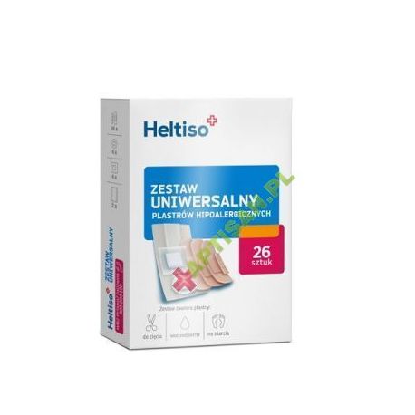 HELTISO Plastry hipoalergiczne * Zestaw uniwersalny-26 sztuk
