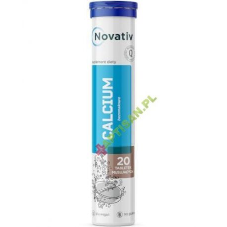 Novativ Calcium *tabletki musujące* 20 sztuk