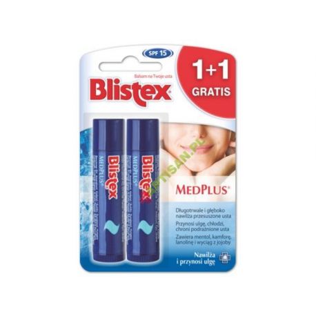 Blistex MedPlus- ZESTAW  * balsam do ust* 2X 4,25g