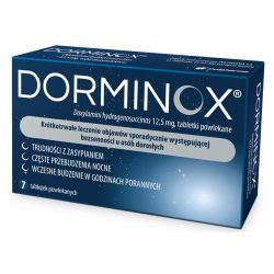 Dorminox * 12,5 mg * 7 tabletek