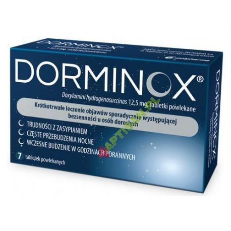 Dorminox * 12,5 mg * 7 tabletek
