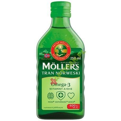 Moller's Tran Norweski  jabłkowy *250ml