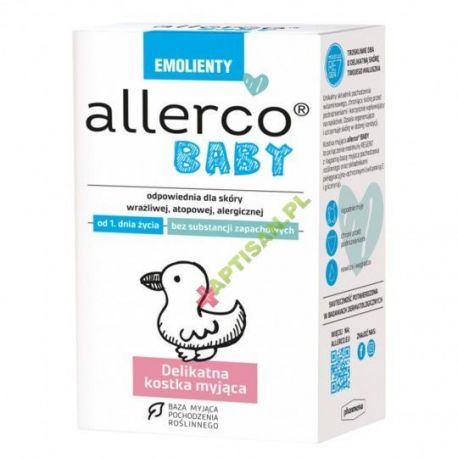 Delikatna kostka myjąca allerco® BABY
