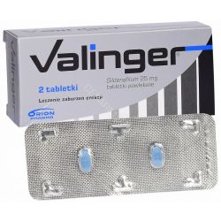 Valinger tabl.powl. 25 mg x2 tabletek