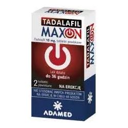 Tadalafil Maxon . 0,01 g - 2 tabletki