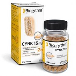 Biorythm Cynk 15 mg * 30 kapsułek