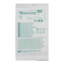 Matocomp * Kompresy jałowe 12-nitkowe 7x7 cm * 1 opak.- 3 szt
