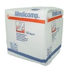 Medicomp * Kompresy niejałowe,10x10 cm * 100 szt