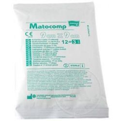 Matocomp * Kompresy jałowe 17-nitkowe 9x9 cm * 1 opak.- 3 szt