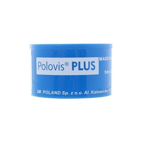 Polovis Plus - Plaster * 5m x 2,5 cm na kółku - 1 szt