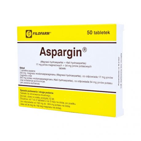 Aspargin * 50 tabl