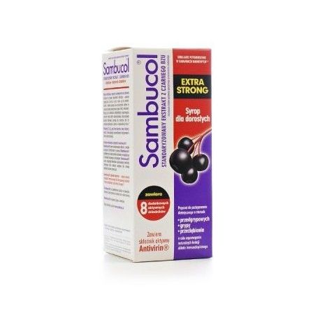 Sambucol Extra Strong * syrop dla dorosłych *  do120ml