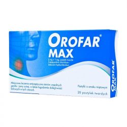 Orofar Max * 20 pastylek 