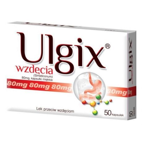 Ulgix - Wzdęcia 80 mg * 50 tabl