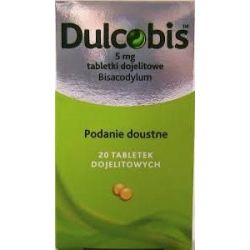 Dulcobis 5 mg * 20 tabl