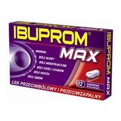Ibuprom Max - 400 mg * 12 tabletek