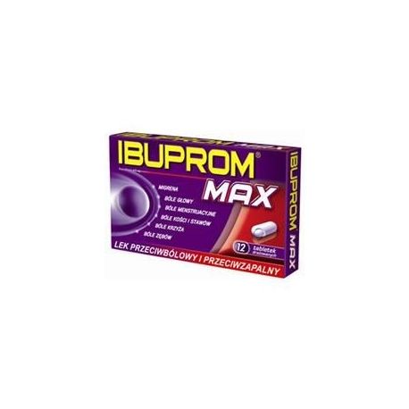 Ibuprom Max - 400 mg * 12 tabletek