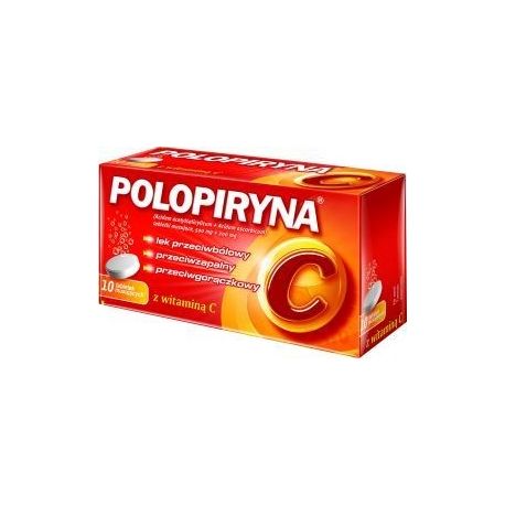 Polopiryna C * tabletki musujące * 10 szt