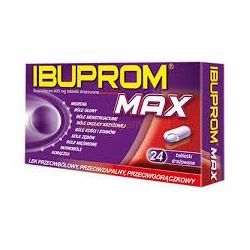 Ibuprom Max - 400 mg * 24 tabletki