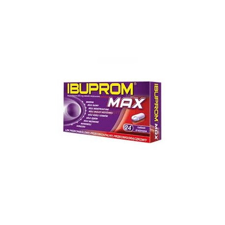 Ibuprom Max - 400 mg * 24 tabletki