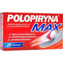 Polopiryna Max- 500 mg * 20 tabl dojelitowych