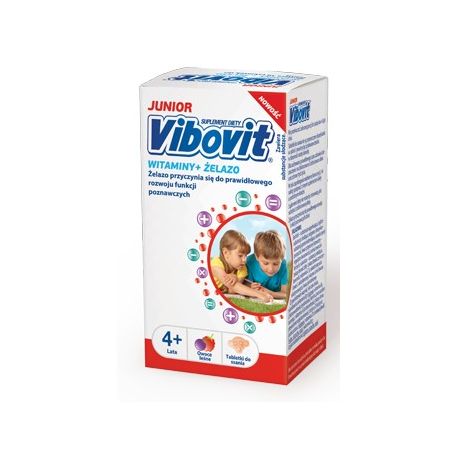 Vibovit Junior - witaminy + żelazo * 30 tabletek