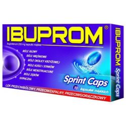 Ibuprom Sprint Caps - 200 mg * 10 kapsułek