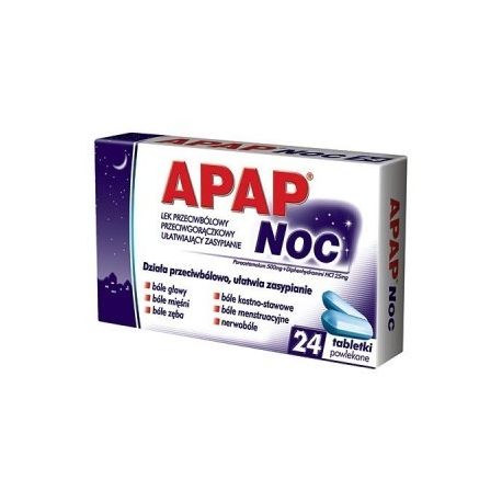 Apap - Noc  * 24 tabletki