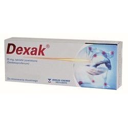 Dexak - 25 mg * 10 tabletek