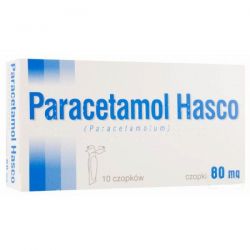 Paracetamol HASCO - czopki 80mg  * 10szt