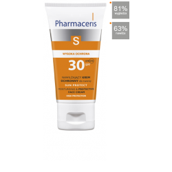 Pharmaceris S Sun Protect * Krem  SPF 30+ ochronno-nawilżający * 50 ml