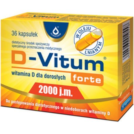 D-Vitum Forte 2000j.m. * 36 kaps