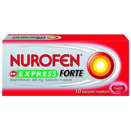 Nurofen Expres Forte - 400 mg * 10 kapsułek