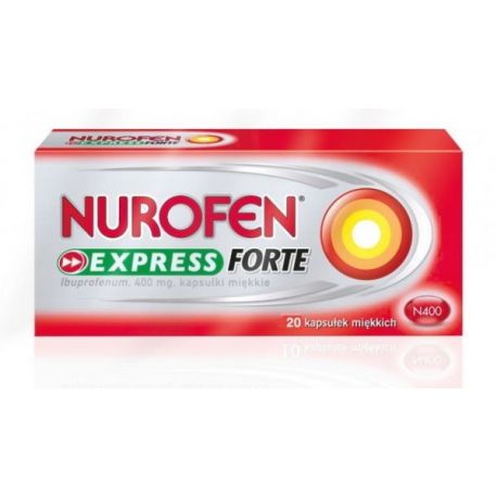 Nurofen Express Forte - 400 mg * 20 kapsułek