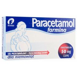 Paracetamol 50 mg - czopki * 10 szt