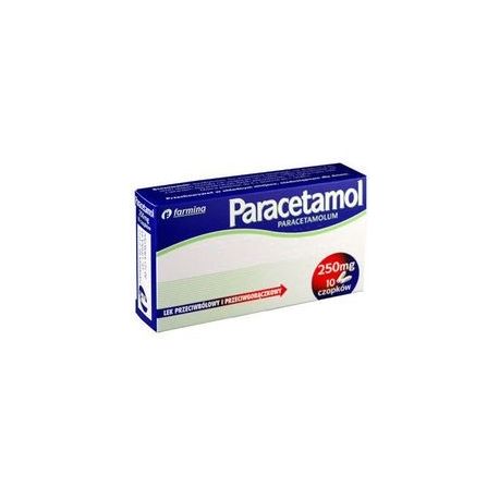Paracetamol 250 mg - czopki * 10 szt