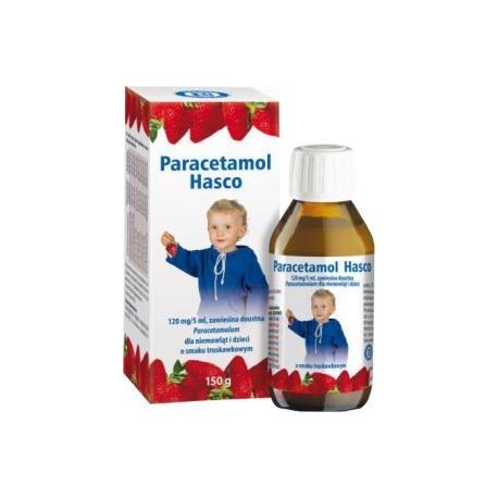 Paracetamol Hasco - zawiesina * o smaku truskawkowym * 150 g