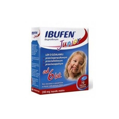 Ibufen Junior - 200 mg * 10 kapsułek