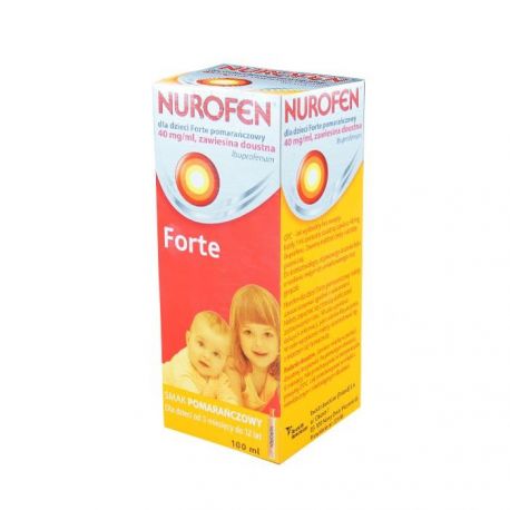 Nurofen Forte dla dzieci * zawiesina o smaku pomarańczowym * 100 ml