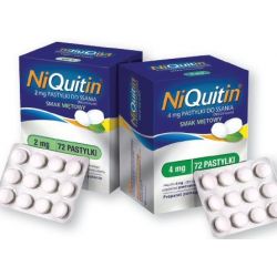 Niquitin 4 mg * pastylki do ssania* 72 sztuki