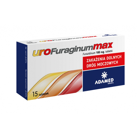 Urofuraginum Max - 100 mg * 15 tabletek