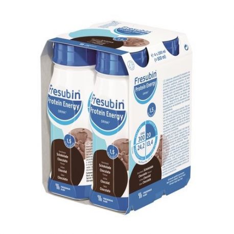 Fresubin Energy Drink * płyn o smaku czekoladowym* 4 sztuki po 200 ml
