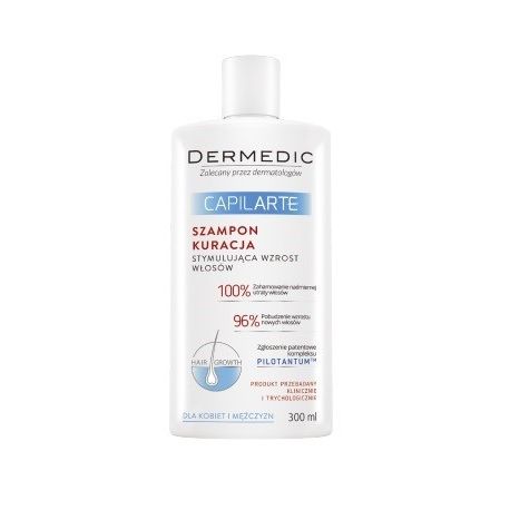 Dermedic Capilarte - szampon * Kuracja stymulująca  wzrost włosów * 300 ml