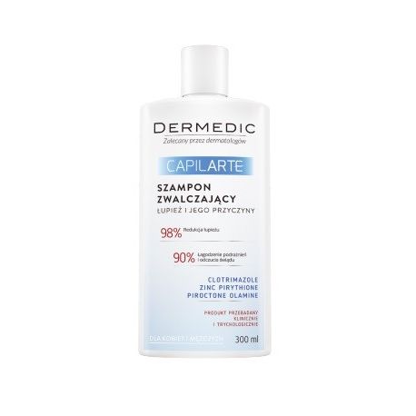 Dermedic Capilarte - szampon * zwalczający łupież i jego przyczyny * 300 ml