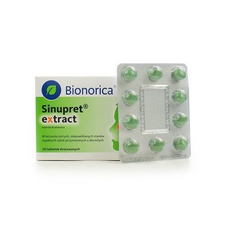 Sinupret Extract * 20 tabletek