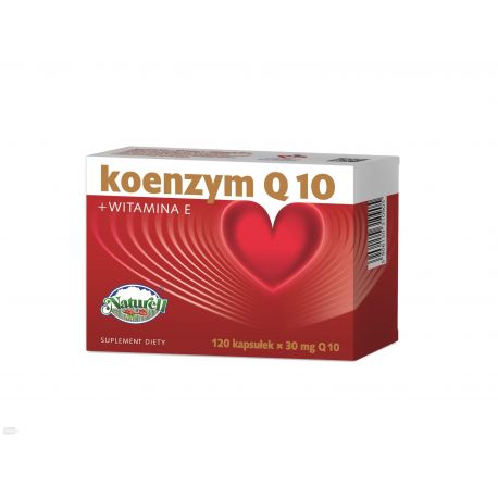 Naturell Koenzym Q10 z Vitaminą E * 120 kapsułek
