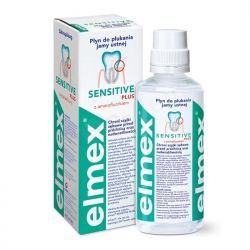 Elmex Sensitive Plus * płyn do płukania jamy ustnej z aminofluorkiem * 400ml